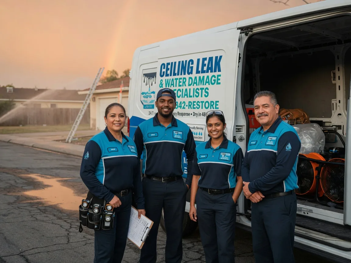 Ceiling Leak Cleanup company in Vickery, OH