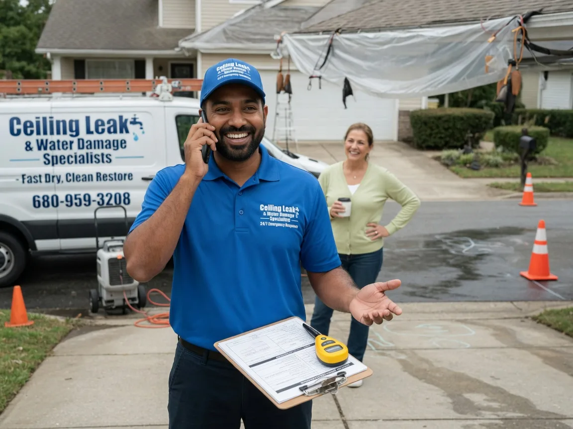 Ceiling Leak Cleanup Vickery, OH FAQs